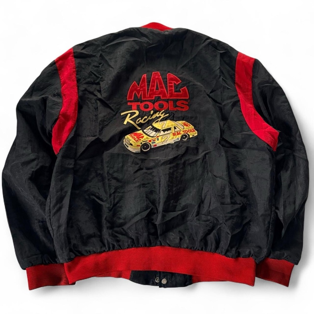 Vintage 1990s Mac Tools Satin Racing Jacket – Large